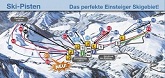Piste map for Postalm